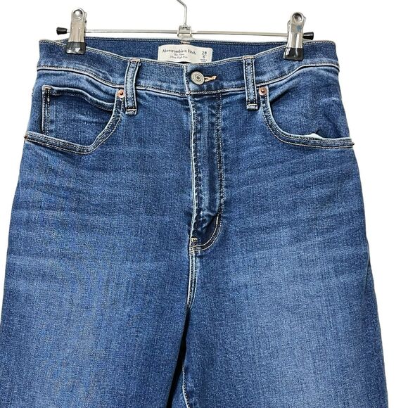 Abercrombie & Fitch Curve Love The Flare Ultra High Rise Jeans Women’s 28 - Picture 6 of 13